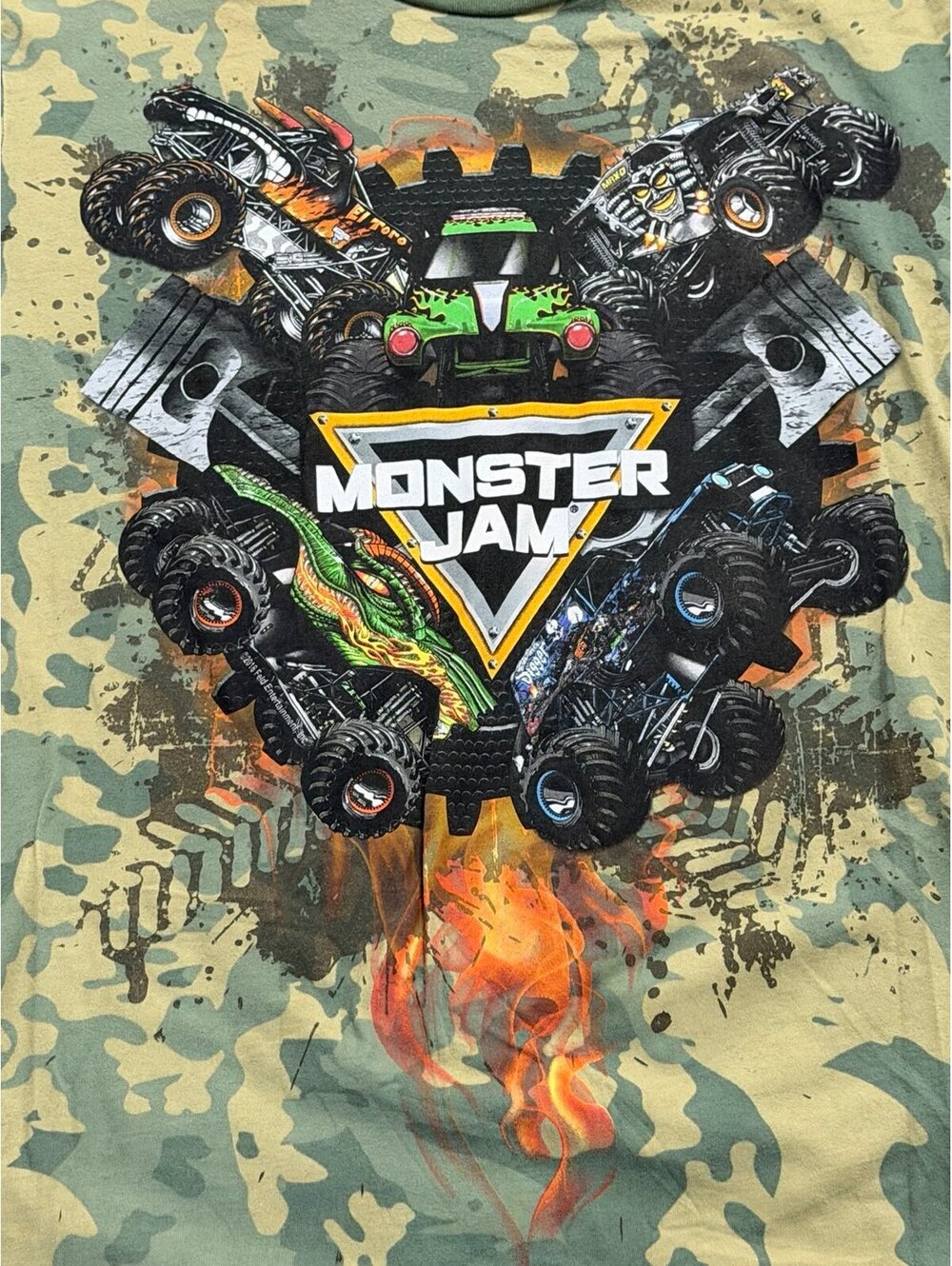 Monster Jam Camo T-Shirt adult size 2XL